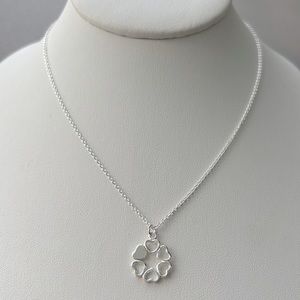 Sterling silver heart necklace